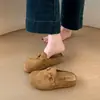 Zapatos Birkenstock de suela gruesa para aumentar la altura para mujer, nuevos zapatos de temporada baja 2026 para verano y otoño, mules de punta cerrada para uso en exteriores, sandalias Birkenstock