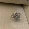 Anel de Flor com Personalidade Doce e Cool para Mulheres, Leve Luxo Gentil, Trabalho Pesado, Anel Abridor, Nicho Ins, Anel Simples de Dedo Indicador de Alta Qualidade