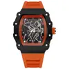 Reloj de Cuarzo con Correa de Silicona de Moda Unisex Color Reloj de Pulsera Deportivo Venta al por Mayor Transfronteriza