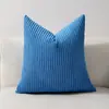 Funda de Cojín para Sofá de Pana Rayas Maíz Color Sólido Transfronteriza Tela Color Sólido Cojín Trasero de Cama para el Hogar Dropshipping