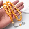 45 Peças de Contas de Oração Tasbih 10*10mm Contas de Oração Arábia Saudita Oriente Médio Contas de Oração Pulseiras Árabes