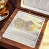 Aretes Perla Aguja de Plata Coreana Plata Esterlina de Alta Gama Retro Europeos y Americanos Aretes de Verano Nicho para Mujer Lujo Accesible