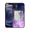 Adequado para Capa de Celular Iphone15 Estilo Estilo Japonês Xr Anime Tropa de Exploração Asas da Liberdade Attack on Titan Capa de Celular