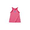 Ropa Infantil Jella Vestido de Tirantes para Niñas Verano 2025 Bebé Rojo Rosa Estilo Coreano Vestido Falda de Playa para Niños Pequeños y Medianos