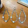 Nova corrente de celular cravejada de diamantes mais vendida pingente de capa de celular anel de diamante cordão de celular chaveiro de corda anti-perda para celular