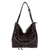 Bolsa feminina de alta qualidade 2026 nova moda tendência retrô bolsa de ombro debaixo do braço versátil bolsa tote de grande capacidade para o dia a dia