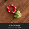 Cadena de Cuentas de Cristal de Fábrica Estilo Chino Colgante para Juego de Té Cuerda para Tapa de Tetera Púrpura Accesorios Retro para Ceremonia del Té Decoración de Tetera