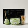 Conjunto de chá matcha japonês transfronteiriço, conjunto com 7 peças, caixa colorida, fabricantes de explosões de cerâmica da Amazon de alta qualidade