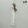 Fantasma Femenino Blanco de Halloween Fantasma Eléctrico Llamado Accesorios Decorativos Accesorios de Casa Embrujada de Miedo Decoración de Patio Exterior