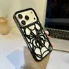 Adecuado para Iphone17 Refrigeración Araña 16Promax Funda para Teléfono Móvil 16 Hueca 14Plu Transparente Gama Alta Funda Protectora