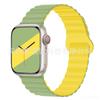 Adecuado para Correas de Apple Watch Apple Watch Generaciones 1-12/Ultra 1-3/Se3 Segunda Generación Correa de Reloj Magnética de Silicona