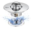 Desagüe universal transfronterizo para bañera con núcleo de rebote, desagüe 2 en 1 de cobre, filtro para bañera, tapón de desagüe, tapón para bañera