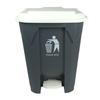 Bote de Basura Grande con Pedal y Tapa, 50L Uso Comercial para Hotel, Cocina, Comedor, Hogar, Exterior y Patio