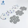 Tapete de silicona troquelado redondo tapete de silicona para pies negro tapete antideslizante para muebles rejilla arandela plana anillo de sellado de silicona a prueba de golpes