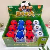 Série Criativa de Superestrelas do Futebol Bola de Alta Elasticidade Desenho Animado Fofo Brinquedo Infantil para Alívio de Estresse Bola Quicante Bola de Treinamento de Reação