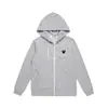 Sudadera con capucha y cremallera Heyplay Estilo Japonés Marca de Moda Algodón Puro Chaqueta de Corazón para Hombre y Mujer Otoño e Invierno Estilo Pareja Navideña