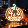 Luces decorativas temáticas de Halloween para Amazon transfronterizo, incluyendo tiras de luz acrílicas, luces de neón, luces colgantes y luces decorativas LED