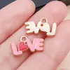 60 Pingente de Urso Rosa Dia dos Namorados Amor Gota de Óleo Desenho Animado Chocolate Liga de Zinco Acessórios para Joias DIY