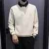 Sudadera de Solapa de Gama Alta para Hombre Primavera y Otoño Marca de Tendencia Camisa Polo Guapa para Hombre 2025 Nuevo Top Casual de Primavera