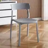 Sillas de plástico engrosadas, sillas de comedor, estilo minimalista moderno, taburetes con respaldo para mesa de comedor, para uso doméstico y comercial, sillas con respaldo de restaurante nórdico