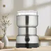 Moedor de Grãos Elétrico Europeu e Americano Transfronteiriço Moedor a Seco Copo de Moagem Doméstico Leve Máquina Portátil de Moagem de Grãos de Café