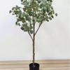 Árbol Artificial Estilo Nórdico Planta Verde en Maceta Eucalipto Grande para Interior Sala de Estar Adornos Planta Falsa Decoración Celebridad de Internet