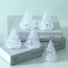 Decoración navideña iceberg atmósfera luz nocturna LED vela electrónica acrílico lámpara de cristal regalo de cumpleaños venta al por mayor