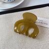 Pinza Koreana para Recogido Alto Anti-Colapso Artefacto de Fijación Estilo Retro Simple Versátil Pinza de Calabaza Recogido Parcial Elegante Adorno para el Cabello