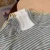 Sussurro Listrado~Roupa Íntima Confortável e Respirável de Cintura Média para Meninas Algodão Puro 10A Boxer Antibacteriano Feminino