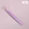 Pinzas de Acero Inoxidable de Colores de 10.5cm Pinzas para Pegatinas de Cinta Pinzas para Diario DIY Cabeza Recta Cabeza Curva Pinzas