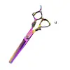 Tijeras de Peluquería Shenxingzhe Coloridas de Dragón de 6.0 pulgadas Tijeras para Cortar el Cabello Tijeras Planas Tijeras para Flequillo Tijeras Adelgazadoras