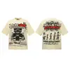 Moda Americana Transfronteriza Hellstar Serie Hellstar Camisetas Casuales de Algodón Impresas para Hombres y Mujeres Verano Sueltas de Manga Corta