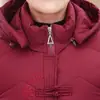 Ropa exterior de algodón engrosado para madre de 70 años, Ropa de invierno para abuela, Ropa exterior de algodón estilo Tang, Chaqueta de algodón talla grande para ancianos, Ropa exterior para mujer