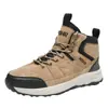 Novos sapatos de caminhada masculinos para atividades ao ar livre, adequados para todas as estações, sapatos casuais de sola grossa, antiderrapantes, impermeáveis, resistentes ao desgaste, à prova d'água para o verão