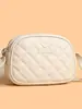Bolso Cuadrado Pequeño Nuevo, Sencillo y Versátil, Bolso de Hombro para Mujer con Textura de Cuero Suave de Alta Gama en Forma de Rombo, Bolso Cruzado de Gran Capacidad con Temperamento