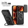 Funda para teléfono Xiaomi 17Promax con anillo de cielo y ventana deslizante, Funda protectora anticaídas con soporte para Xiaomi Poco F9Pro