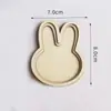 Ímã de Geladeira DIY Bordado Dai Festival do Meio Outono Ímã de Geladeira Artesanal Acessórios Ímã de Geladeira Redondo de Madeira DIY Moldura de Madeira 10 Peças