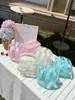 Flotadores de brazo transparentes con rayas de lentejuelas en stock transfronterizos para adultos y niños que aprenden a nadar, brazaletes inflables de doble airbag