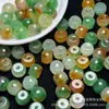 Verde-Amarillo 11x9mm Cuentas Sueltas Estilo Antiguo Venta al por Mayor DIY Cuentas Barril Joyería de Jade Pendientes Pulsera Accesorios Venta al por Mayor