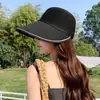 Chapéu Respirável de Malha com Proteção Solar e Aba Estendida Chapéu para Uso Externo Equitação Chapéu de Sol Chapéu Verão Proteção Solar