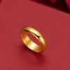 Anillo Shajin Cara Brillante Pareja Chapado en Oro Moda Vida Simple 520 Regalo de San Valentín para Novia y Novio