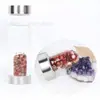 Venta Directa de Fábrica grava de cristal natural Taza en forma de U Taza de Spa desmagnetización moda DIY Taza de energía de grava