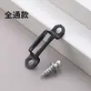 Conector de muebles invisible dos en uno de acero inoxidable combinación hebilla madre-hija soporte de placa de capa oculta para estantería hebilla pasante a medias venta al por mayor