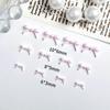 Acessórios de Arte de Unhas Laço Doce Simples Cor Sólida Tamanho Grande e Médio pequeno Laço Borboleta Misto DIY Acessórios de Arte de Unhas Combinam com Tudo