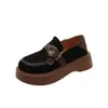 Zapatos casuales estilo Birkenstock para primavera y otoño, de suela plana, retro, nueva moda casual 2026, punta redonda
