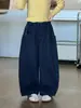 Pantalones para niña Aimobebe, pantalones de trabajo casuales y modernos estilo coreano con grandes bolsillos curvos