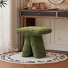Estilo Minimalista Moderno Nórdico Taburete de Maquillaje Apartamento Pequeño Dormitorio Principal Tocador Taburete Bajo Diseñador Estilo Nuevo Silla de Tocador de Lujo Ligero