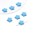 Contas Acrílicas de Cor Sólida Estrela de Cinco Pontas Contas Soltas Artesanais DIY Joias Pulseira Colar Pingente Corrente de Celular Acessórios Materiais