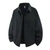 Nueva Chaqueta para Hombre Otoño/Invierno 2026 con Cuello Solapa, Estilo High Street Americano, Holgada, Cómoda, Versátil, Casual, Abrigo de Manga Larga Moderno