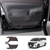 Aplicable a modelos de 23 Toyota ALPHARD/VELLFIRE serie 40 con protección de puerta anti-patadas de ABS con acabado de cuero exterior